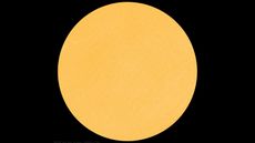 A photo of the sun without any sunspots