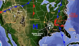 nws weather map nov. 28