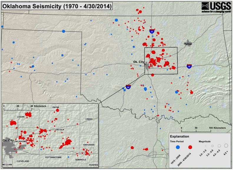 Oklahoma earthquakes