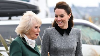 Queen Camilla and Princess Kate