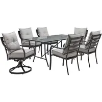 Hanover  Lavallette 7-piece black patio dining set