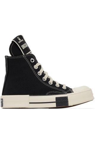 black high top converse sneakers
