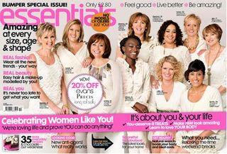 Essentials cover featuring real women rather than models