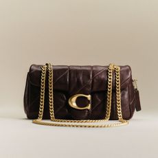 Coach Tabby bag in quilted red with gold chain