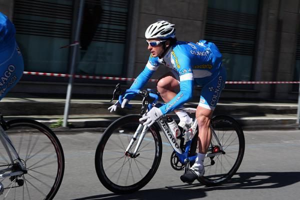 Mattia Gavazzi (Colnago - CSF Inox) in action during stage four.