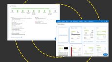 The FreeAgent interfaces on the ITPro background