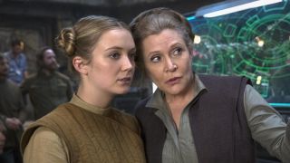 Billie Lourd and Carrie Fisher