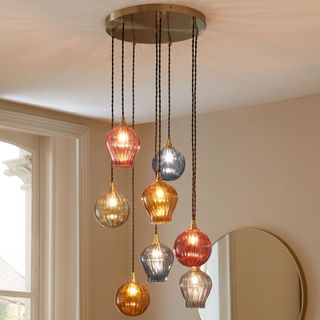 glass pendant ceiling lights 