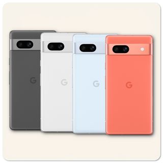 Google PIxel 8 smartphone in four colors