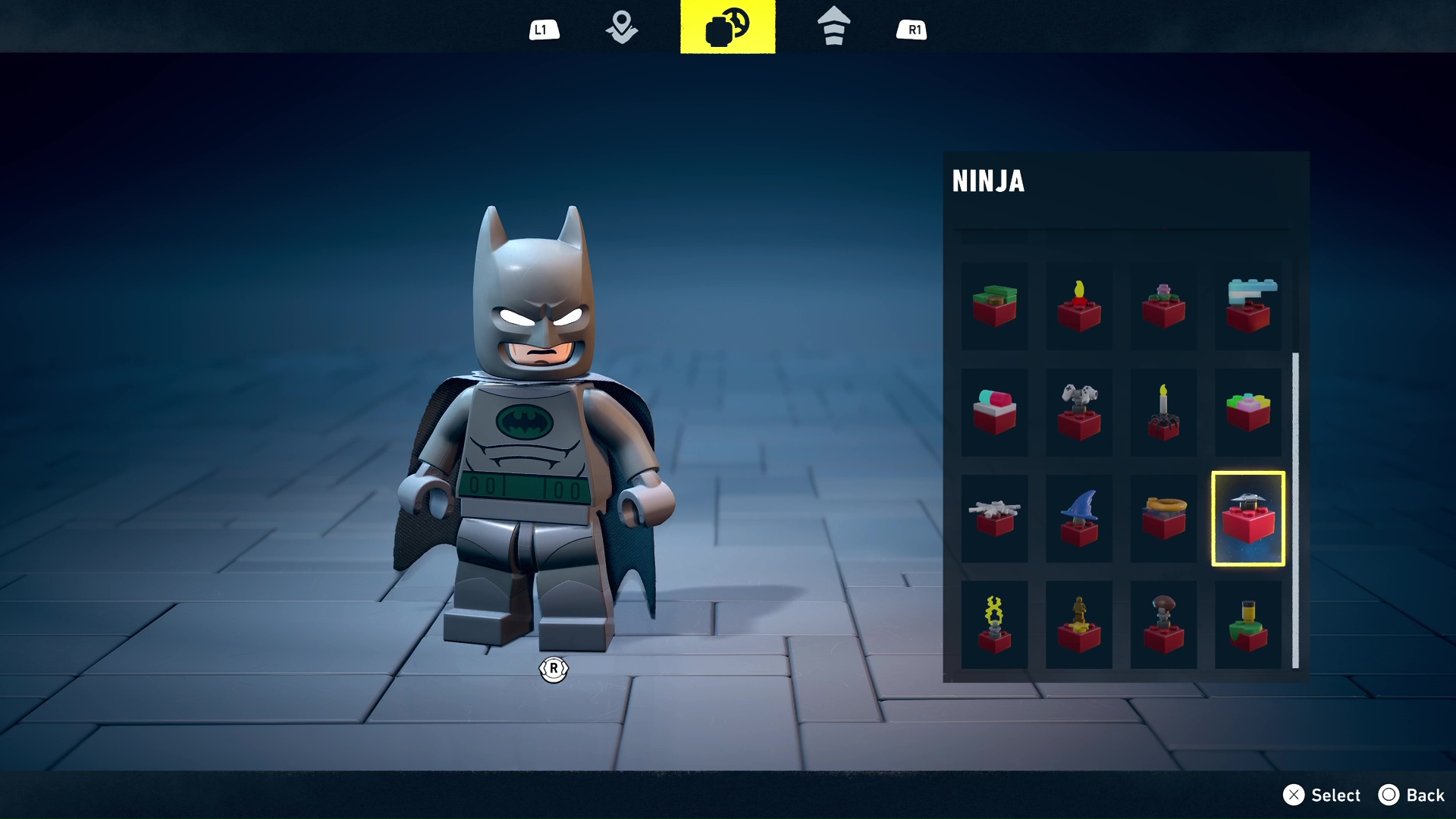 Ninja Red Brick modifier in Lego Batman Legacy of the Dark Knight