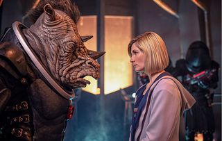 Jodie Whittaker&#039;s Time Lord faces the Judoon in Doctor Who