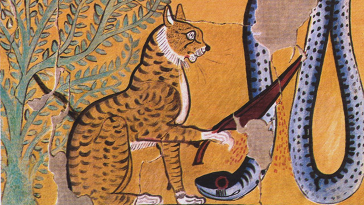 "Cat Killing a Serpent" A.D. 1920&ndash;1921; original ca. 1295&ndash;1213 B.C. Charles K. Wilkinson