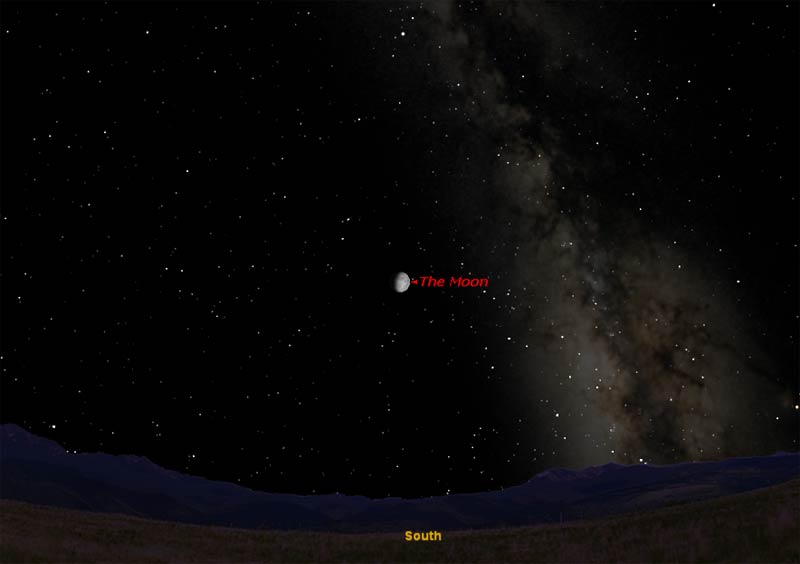 How to Observe the Moon Saturday Night