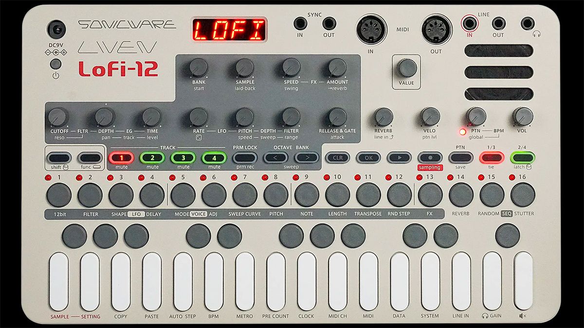 Sonicware's Liven Lofi-12 groovebox takes you back to the gritty