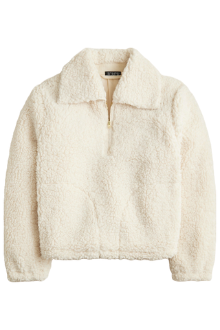 J.Crew Sherpa Half-Zip Fleece Pullover (Was $138) 