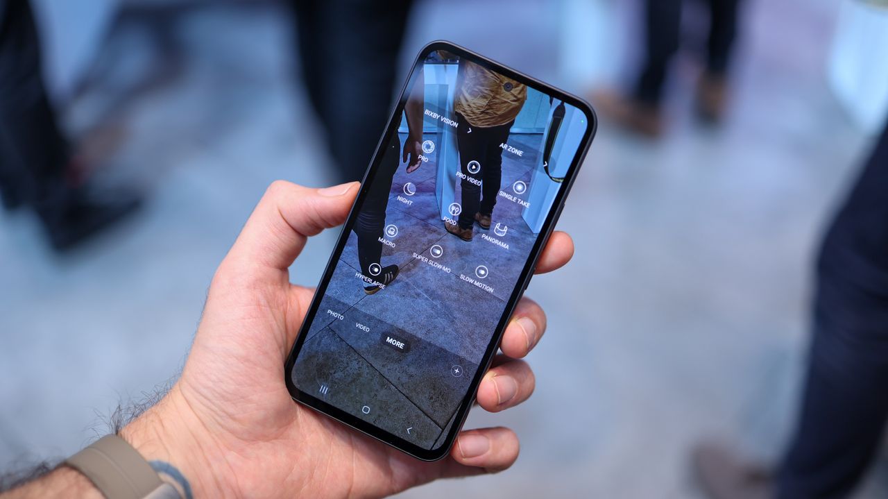 A photo of the Galaxy A34 and A54 5G
