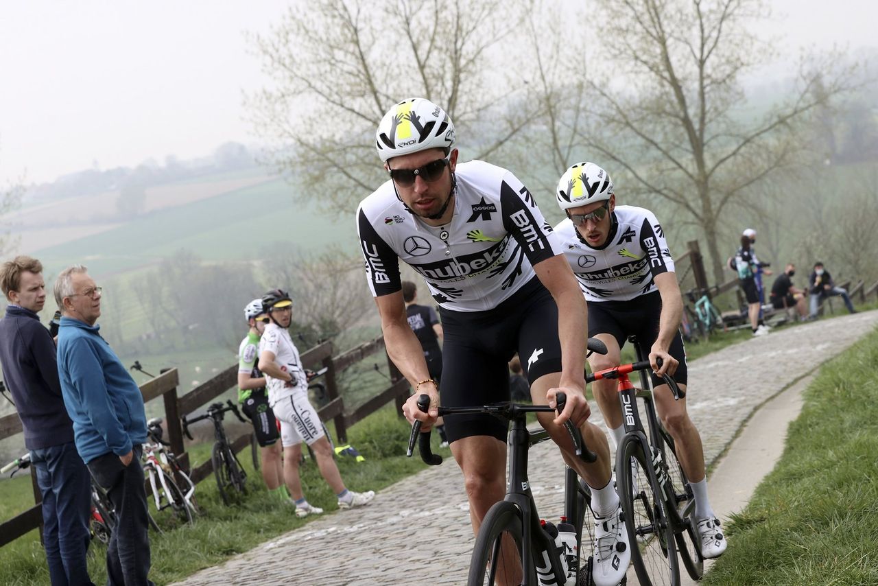 Tour de Flanders 2021 Ronde Van Vlaanderen 2021 Recon at the parcours 01042021 Team Qhubeka Assos photo Jan De MeuleneirPNBettiniPhoto2021