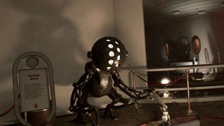 Atomic Heart with ray tracing, running on an Nvidia RTX GPU.