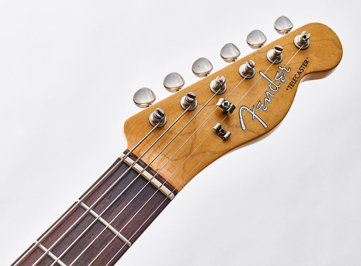 Gary Moore's 1963 Fender Telecaster &ndash; a battle-scarred instrument from the late blues-rock icon's collection which was recently auctioned by Bonham's.