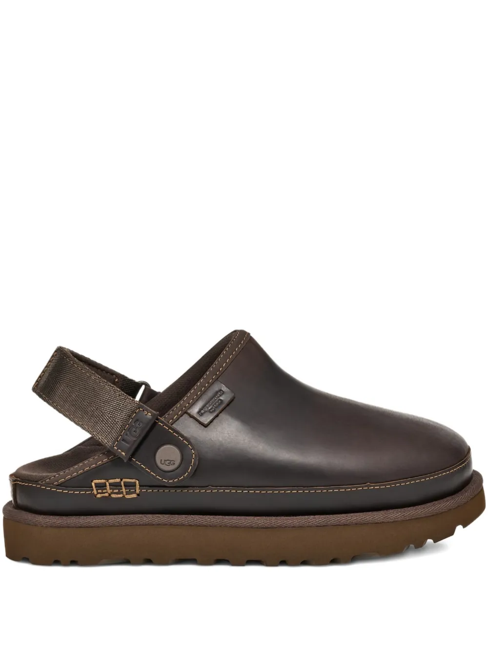 Ugg Back-Strap Leather Flat Pumps | 5