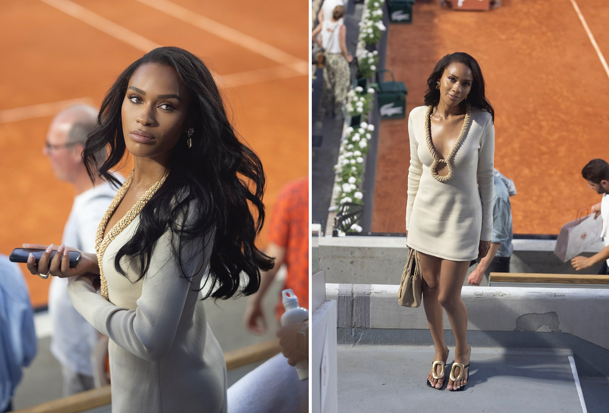 Ayan Broomfield attending the US Open.