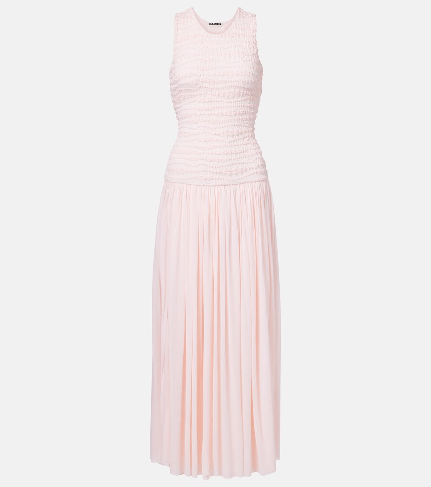 Shirred Maxi Dress