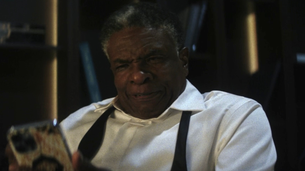 Sosa (Keith David) speaks to Nick over the phone in Mike &amp;amp; Nick &amp;amp; Nick &amp;amp; Alice.