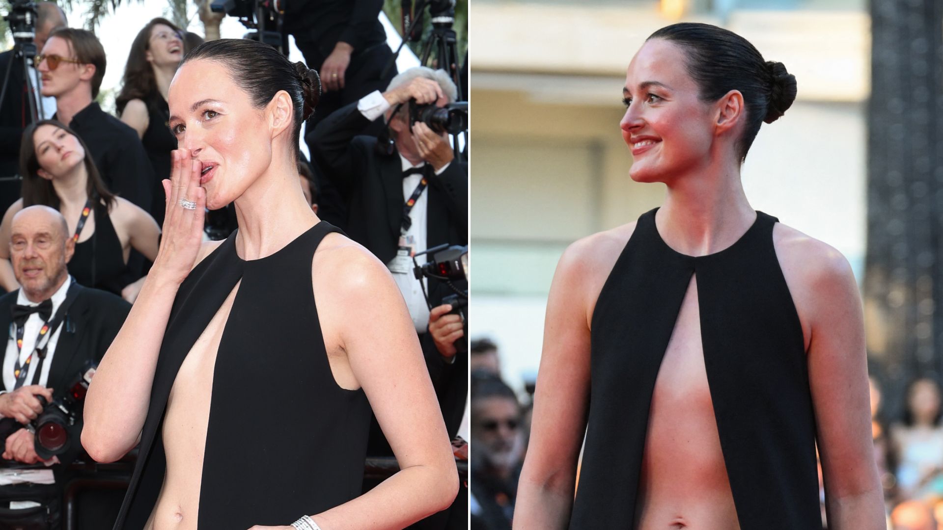 cannes film festival naked dressing Celebrity Dress