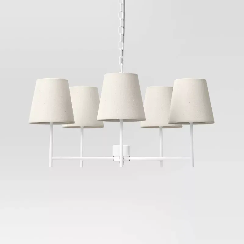 5 Arm Shaded Chandelier - Threshold™