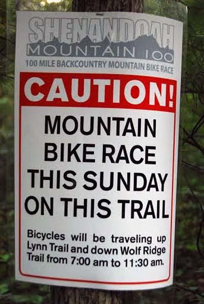Watch out for the cyclists!