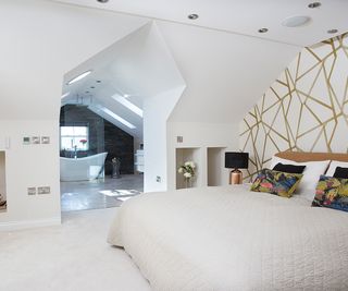 loft conversion bedroom with ensuite