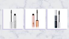 composite of the best fiber mascaras from Milk, Charlotte Tilbury, John Lewis featured in the best mascara with fibers buying guide