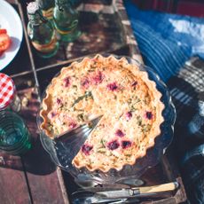 Photo of beetroot quiche