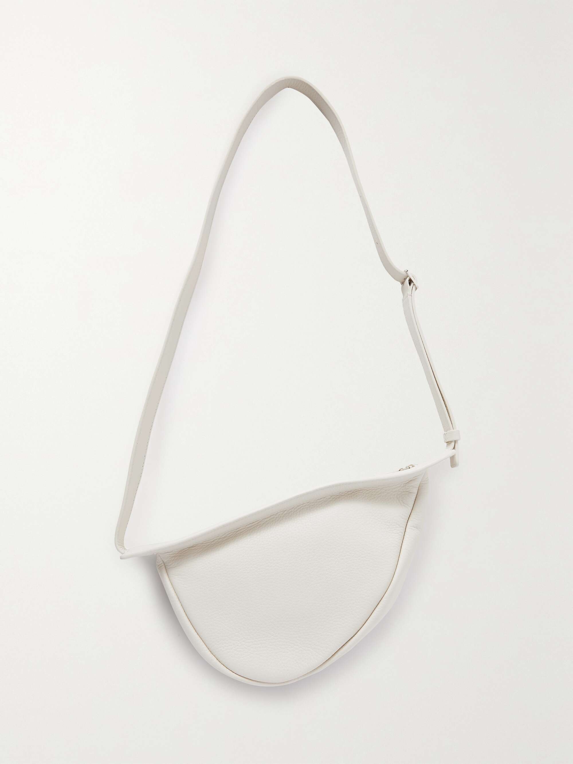 Slouchy Banana Small Textured-Leather Shoulder Bag