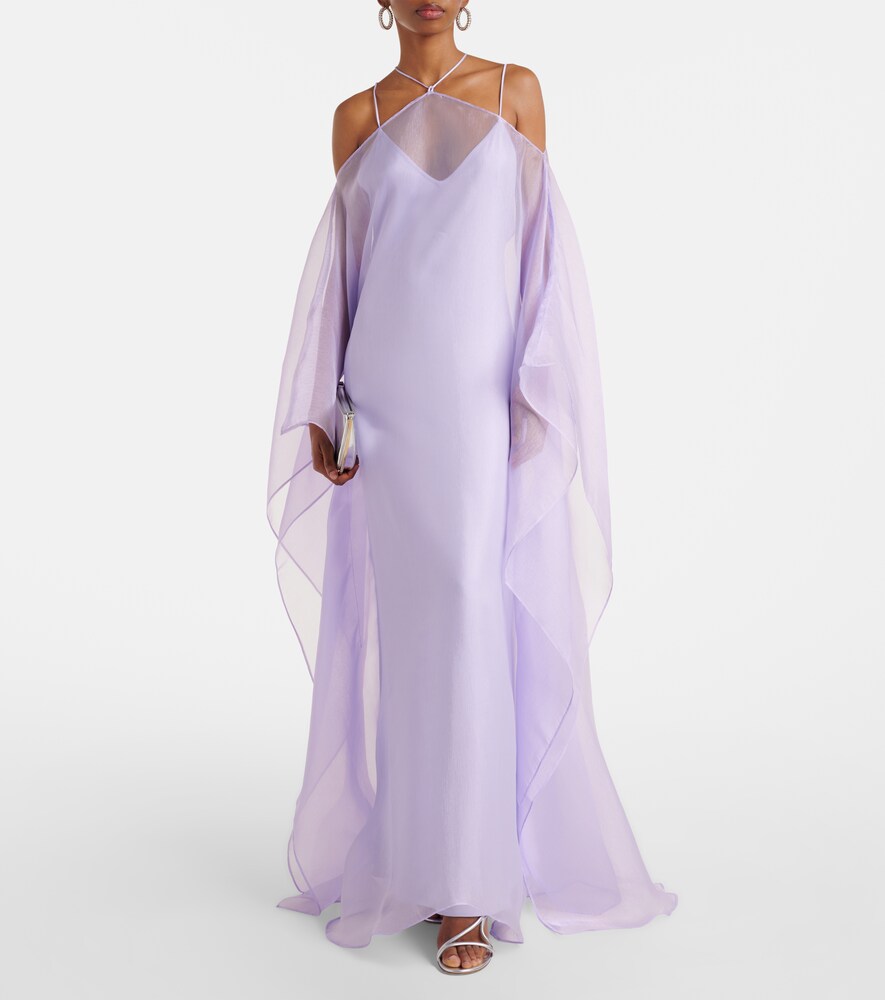 Spirito Ruffled Tulle Kaftan
