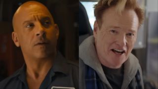 Vin Diesel in Fast X and Conan O'Brien in Conan Must Go Season 2