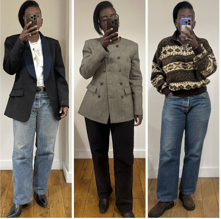 Nikki Ogunnaike wearing jeans