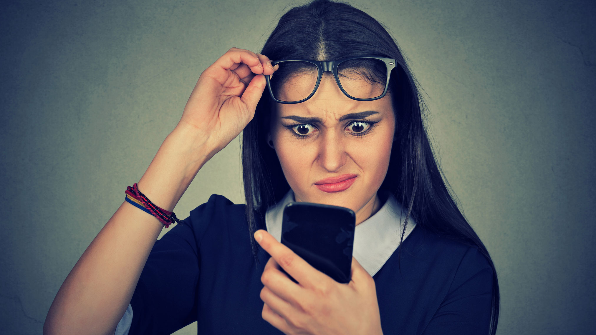 Woman with phone
