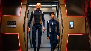 Saru and Michael on Star Trek: Discovery