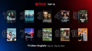 Netflix top 10 non English-language TV shows May 16-22 2022