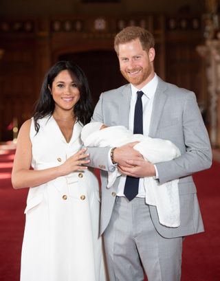Duke and Duchess of Sussex with their baby son, Archie