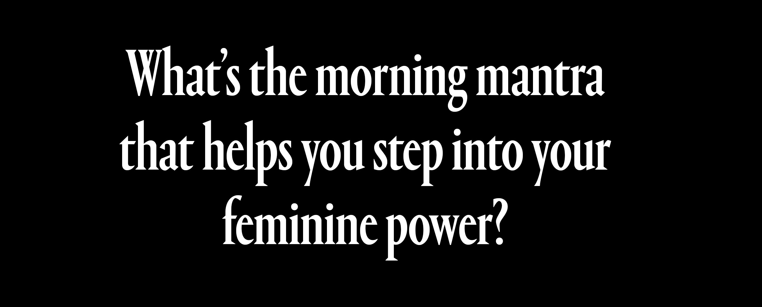 morning mantra text