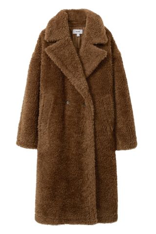 Darla Double Breasted Faux Fur Coat