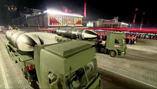 North Korea shows off new missiles