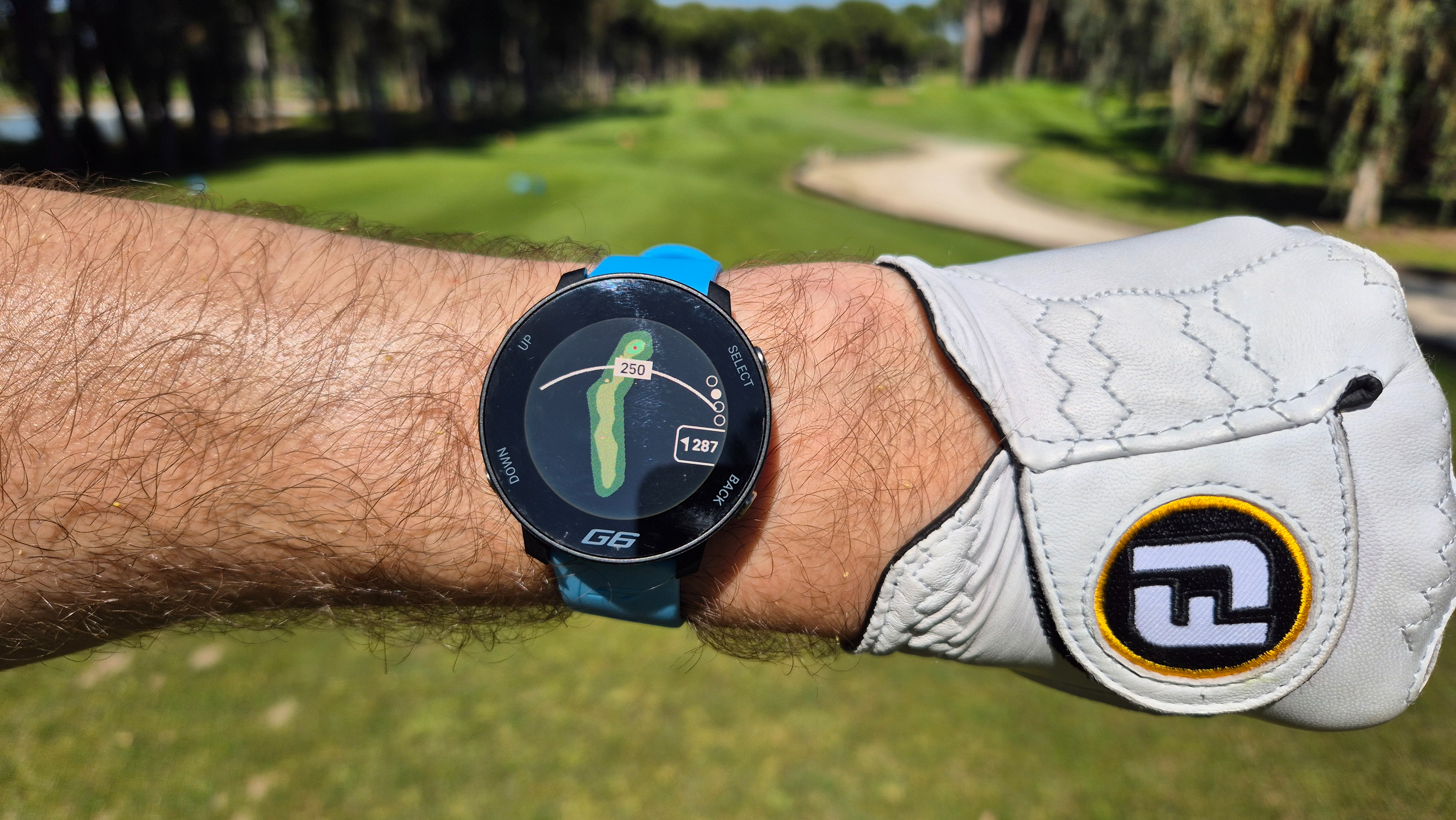 The Shot Scope G6 golf watch