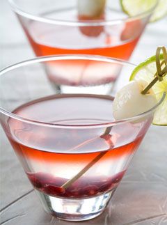 Marie Claire Recipes: Lemongrass and Lychee martini