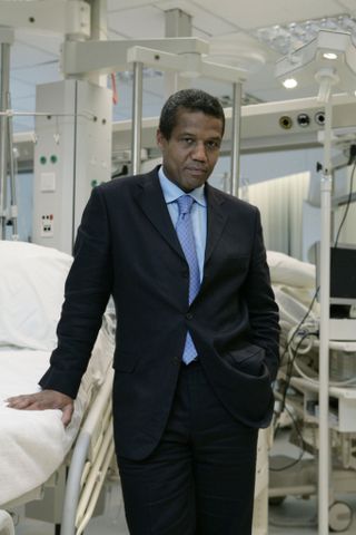 Hugh Quarshie as Ric Griffin in Holby City