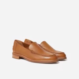 tan loafers