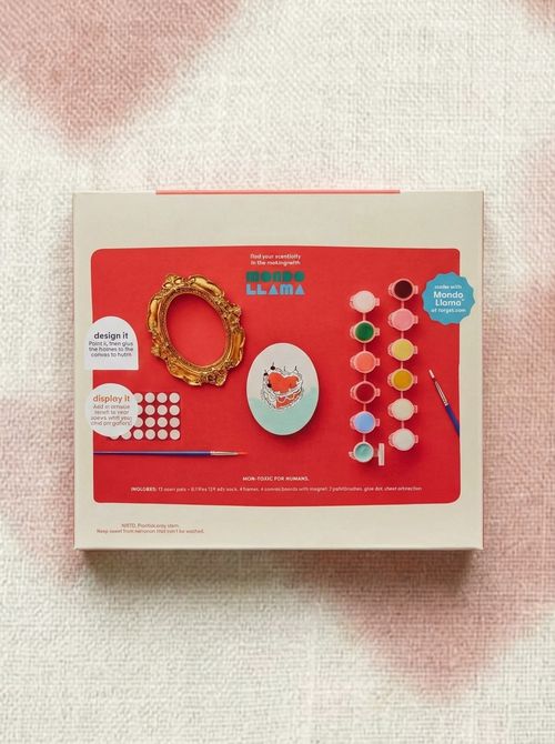 Mini Paint by Number Fridge Gallery Craft Kit