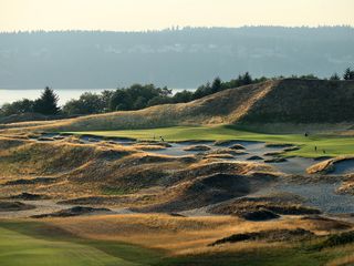 Hole 14 at Chambers Bay. Credit: Getty Images